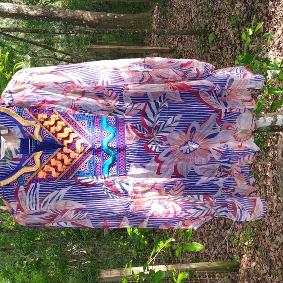 Soft Surroundings Exotic Tunic Sz.M This is a steal!!! Never worn. - Picture 3 of 8